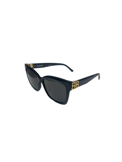 Balenciaga Sunglasses Black Gold