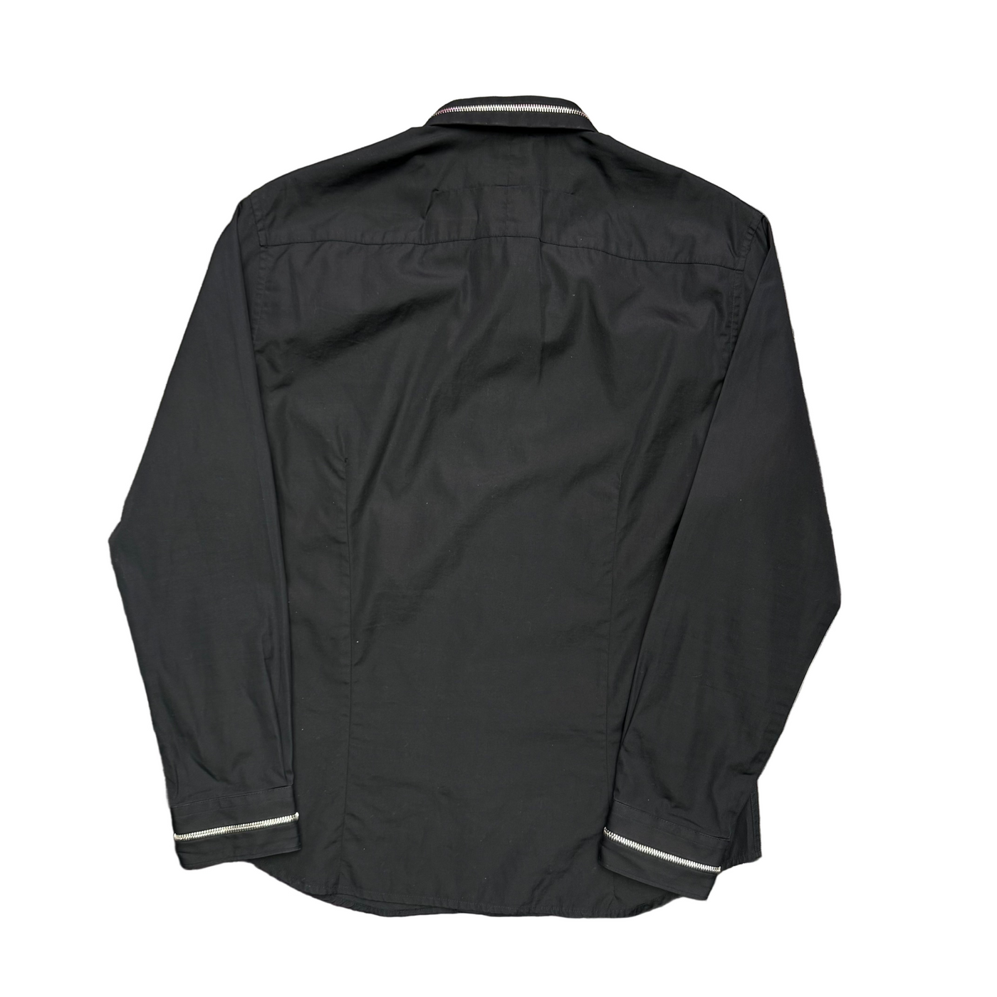 Givenchy Zipper L/S Button Down Shirt Black