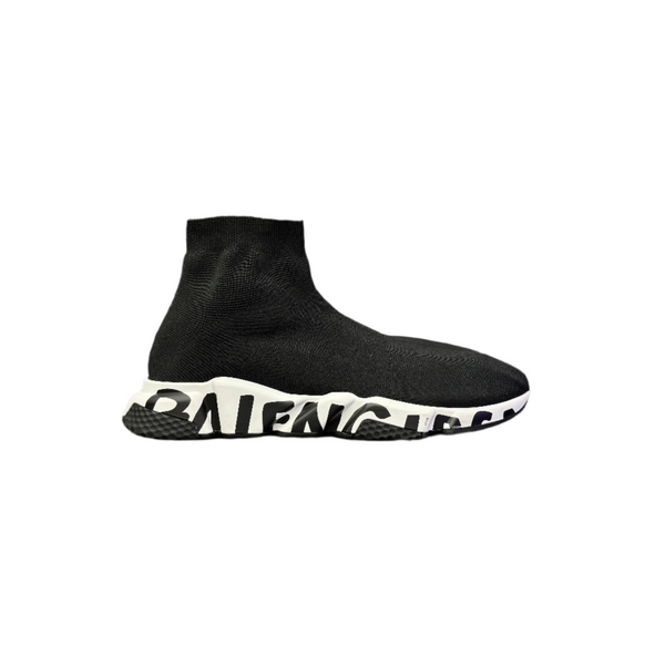 Balenciaga Speed Graffiti Sneakers Black