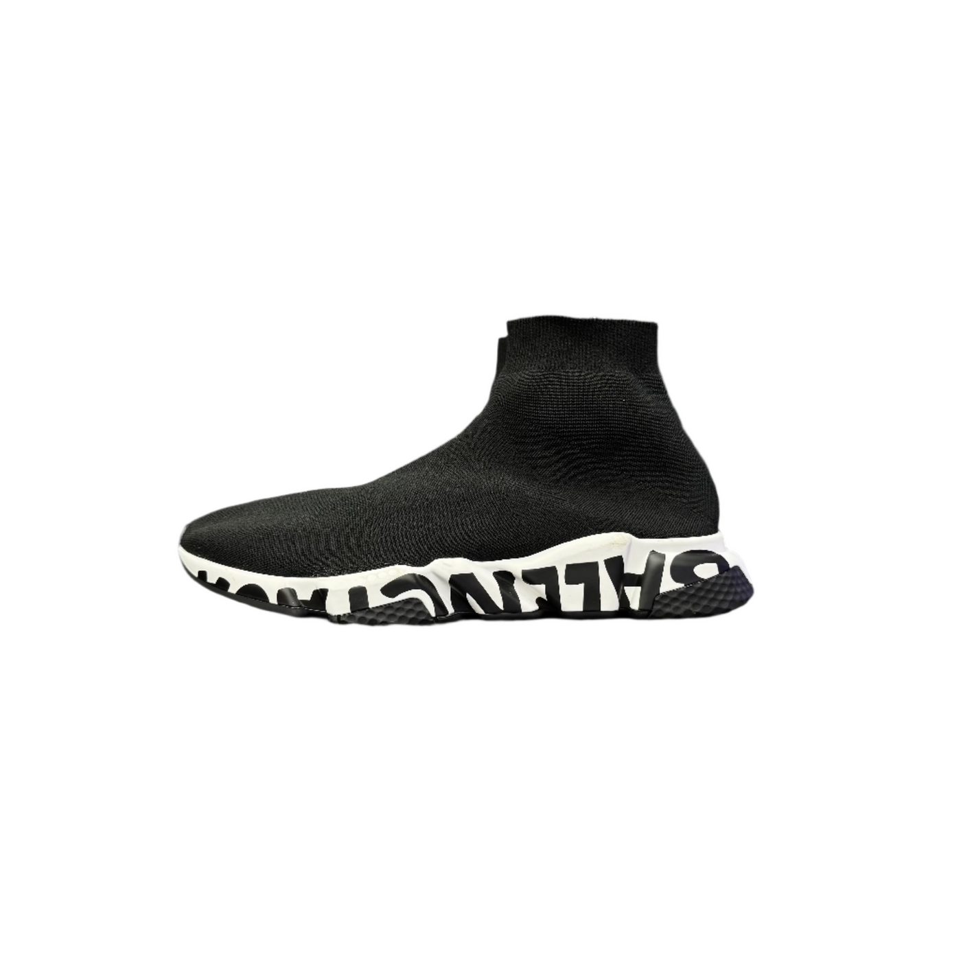 Balenciaga Speed Graffiti Sneakers Black