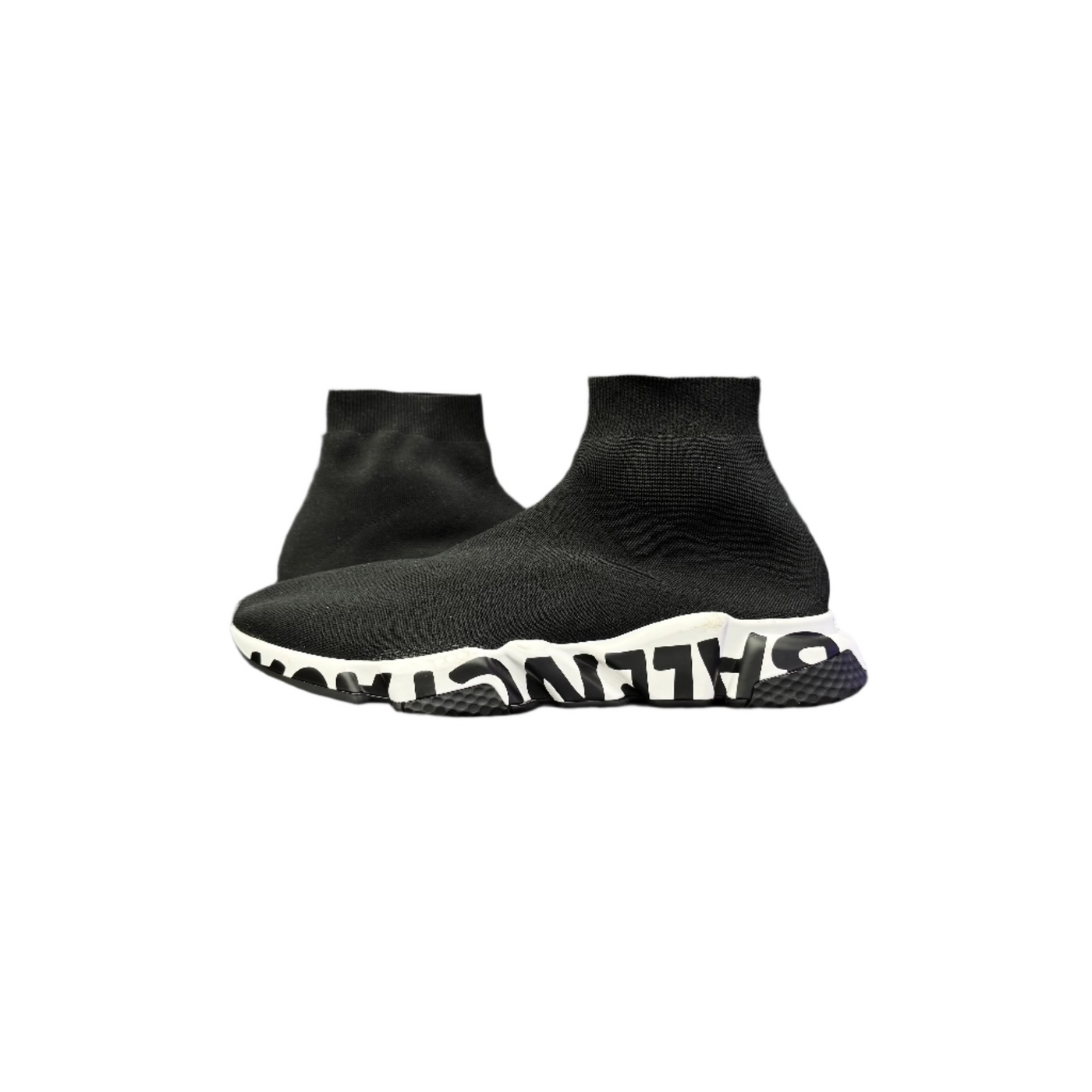 Balenciaga Speed Graffiti Sneakers Black