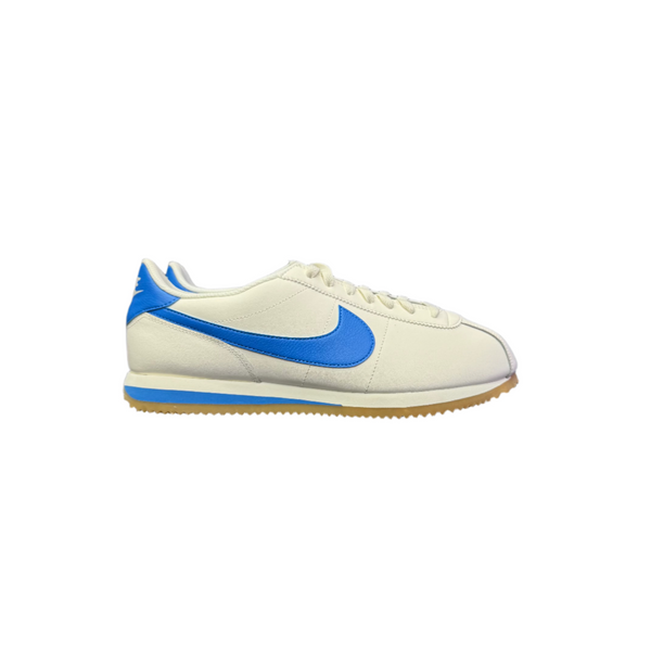 Nike Cortez Leather Sail Gum Yellow Light Photo Blue