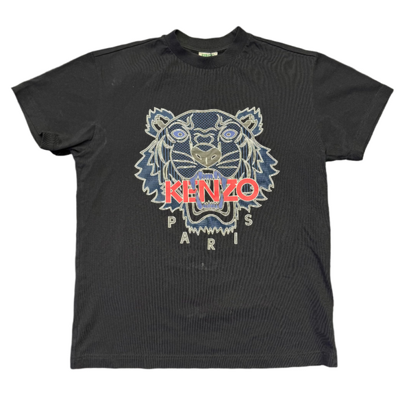 Kenzo Silicone Scuba Tiger Tee Black