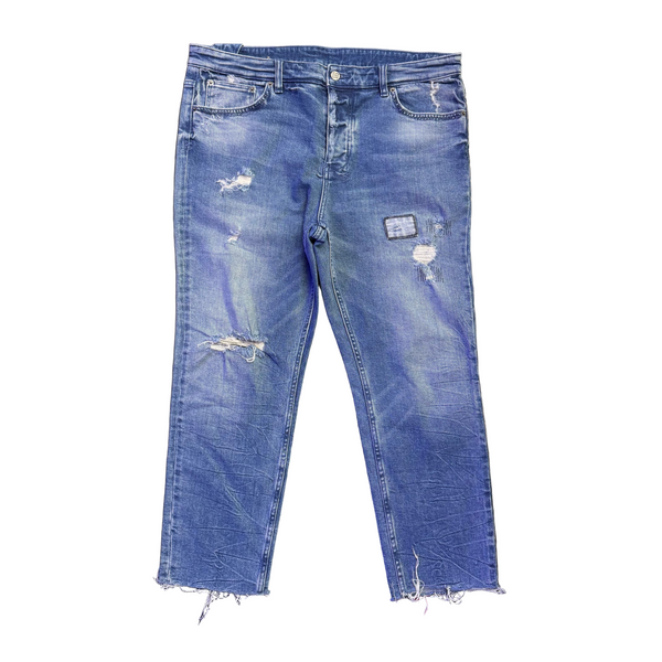 Ksubi Chitch Chop Ripped N Stripped Jeans Blue