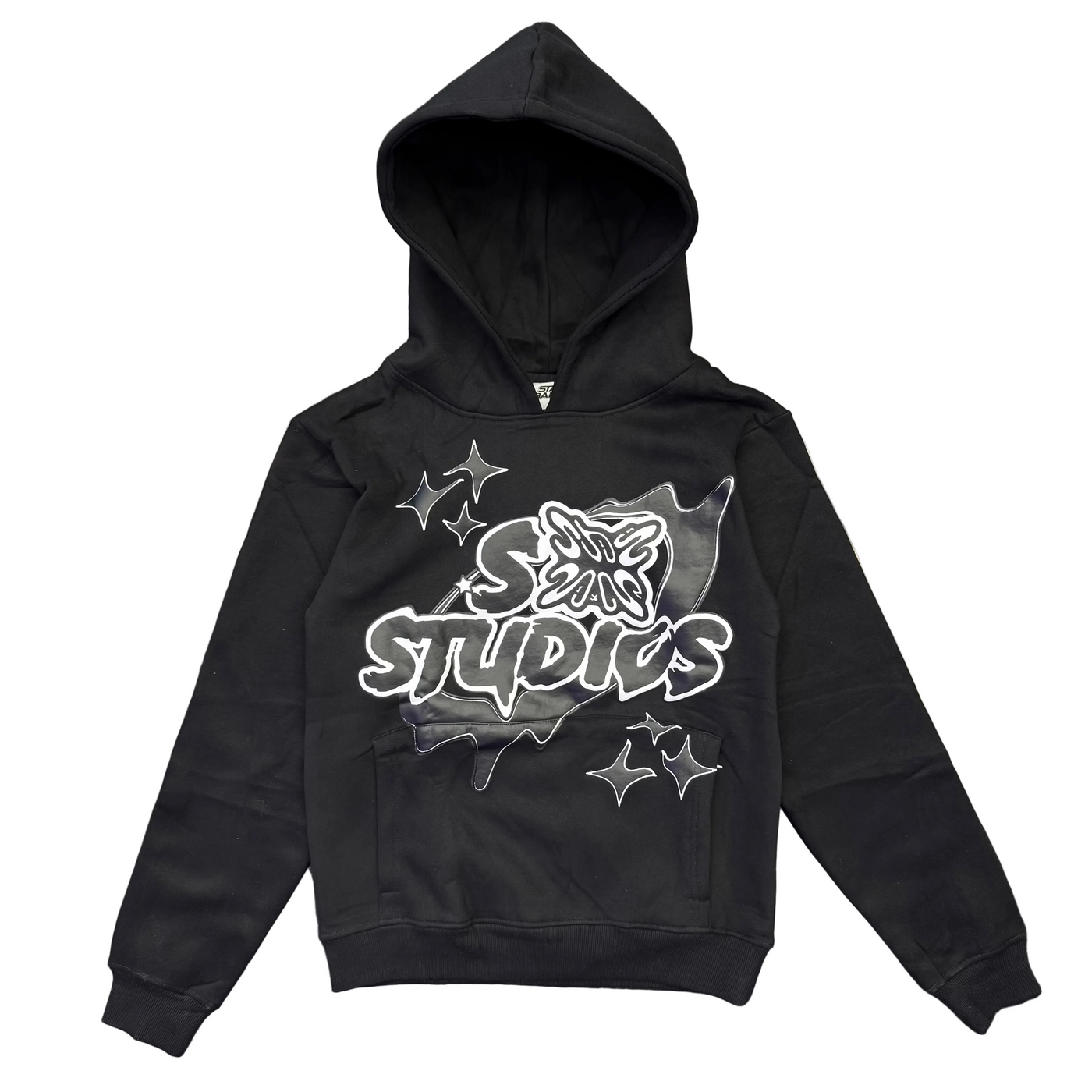 SB Studios Stain Bandz Hoodie Black White