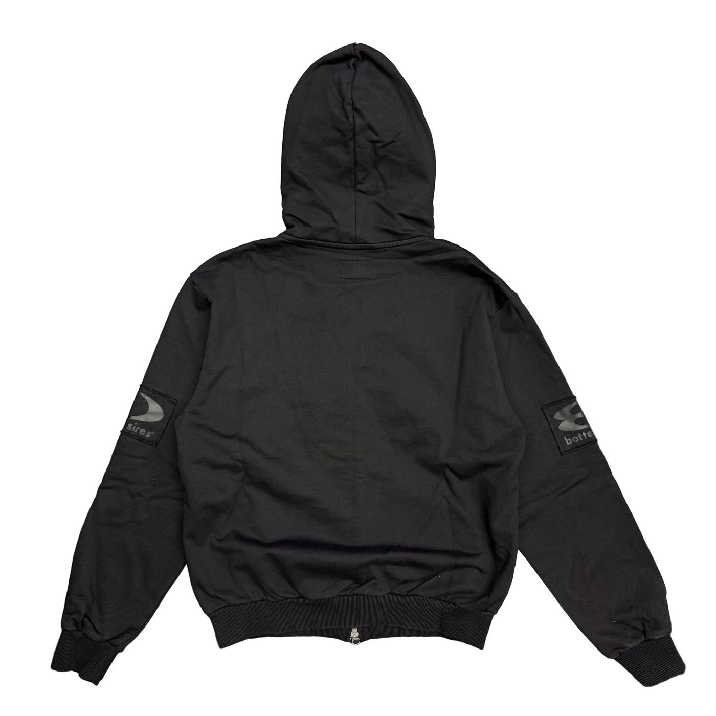 Bottega Desires Tech Zip Up Hoodie Black