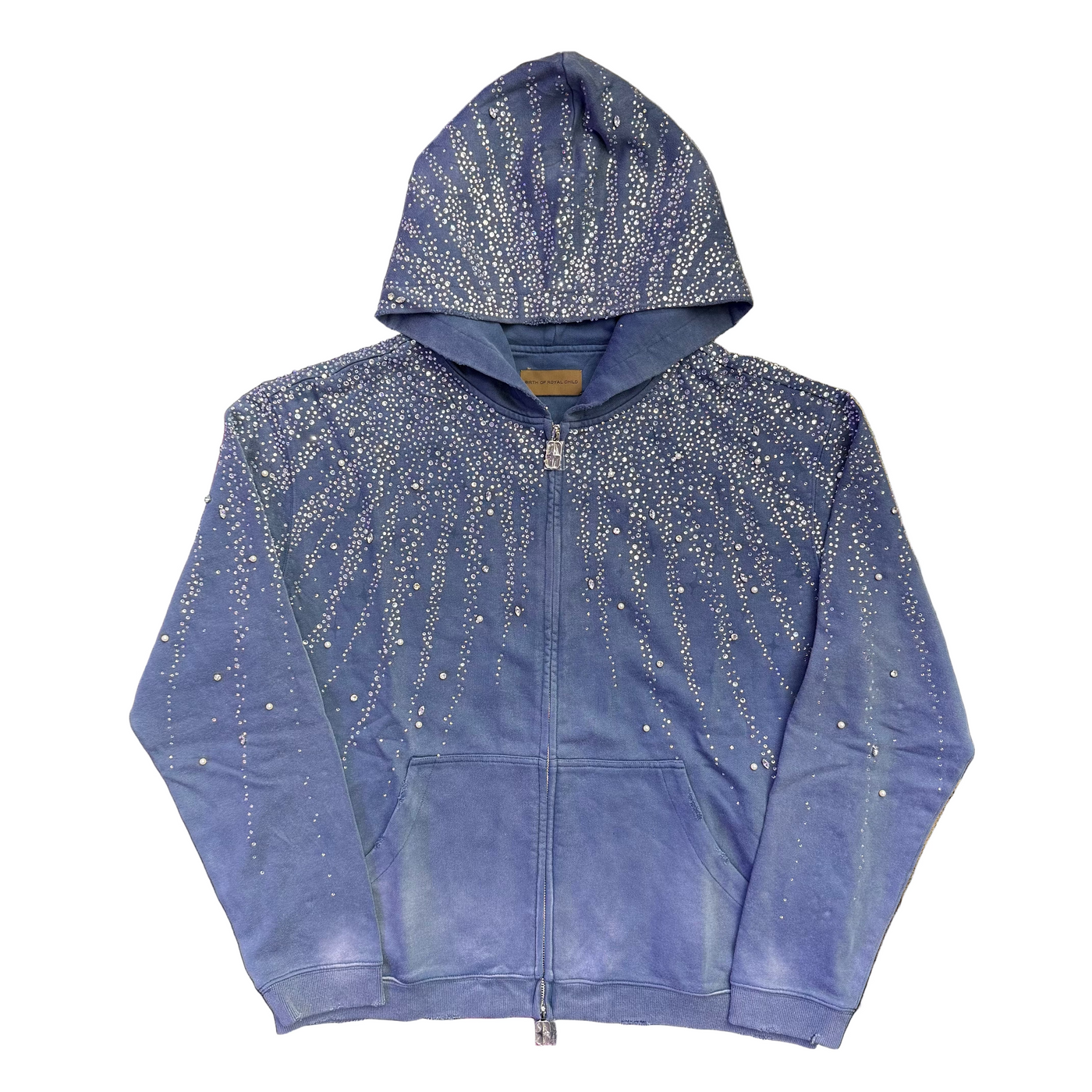 Birth Of Royal Child 20K Stellar Diamond Hoodie Blue