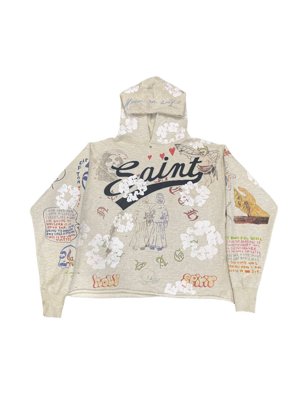 Saint Michael x Denim Tears Hoodie Grey
