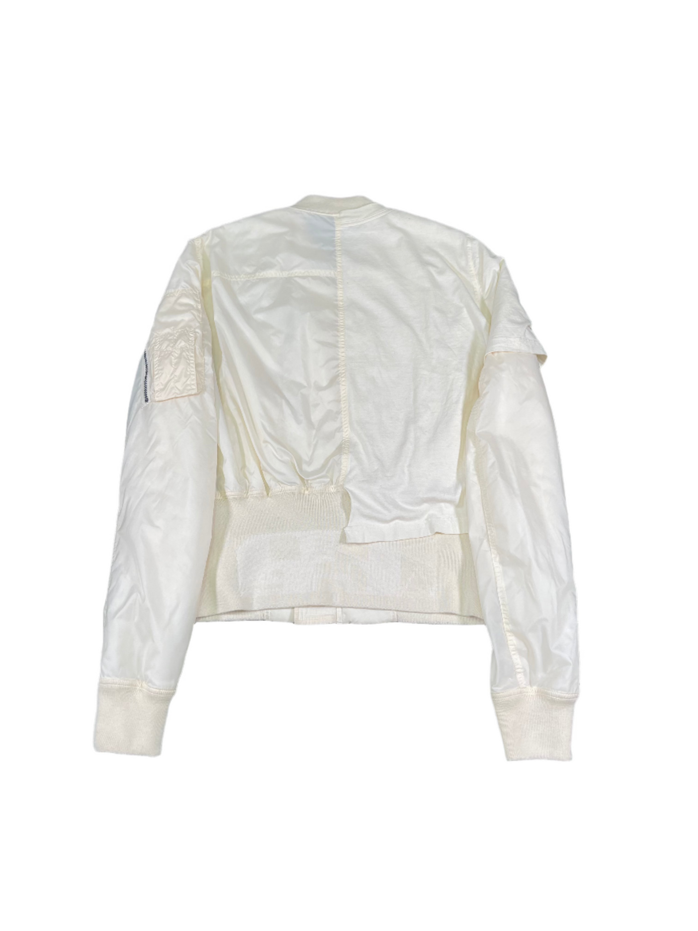 Rick Owens DRKSHDW Flight Bomber Jacket Cream