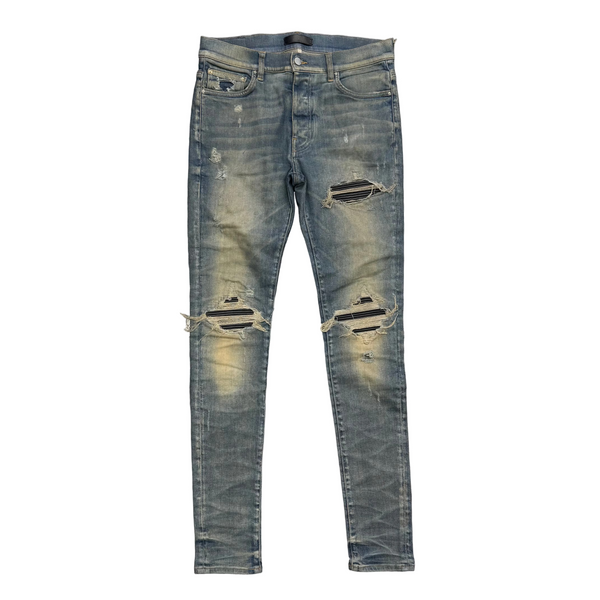 Amiri MX1 Classic Black Patch Jeans Clay Indigo