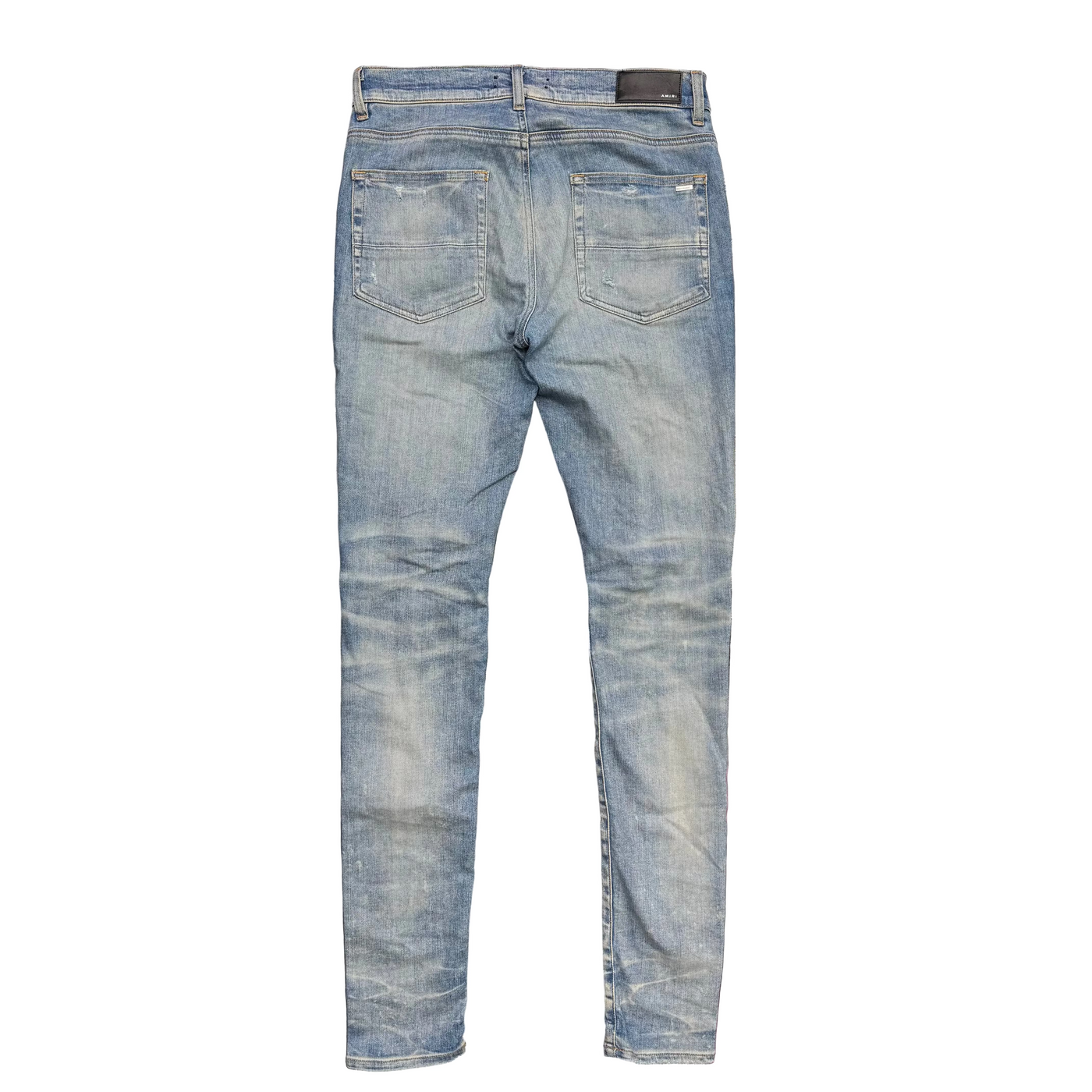 Amiri Denim Logo Appliqué Jeans Clay Indigo