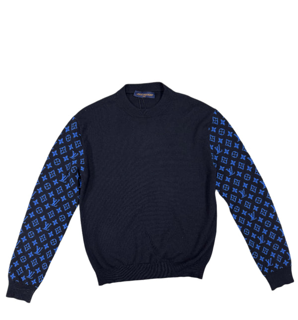 LV Monogram Mix Cashmere Crewneck