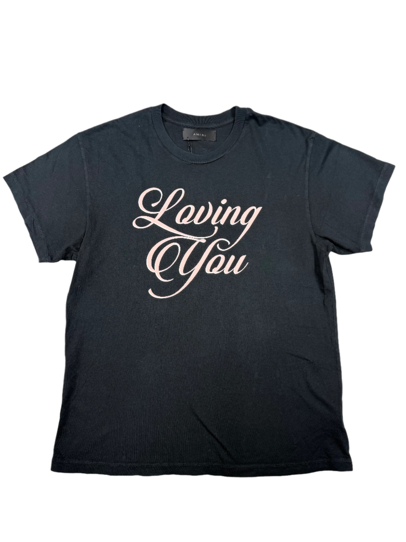 Amiri Loving You Black T-Shirt