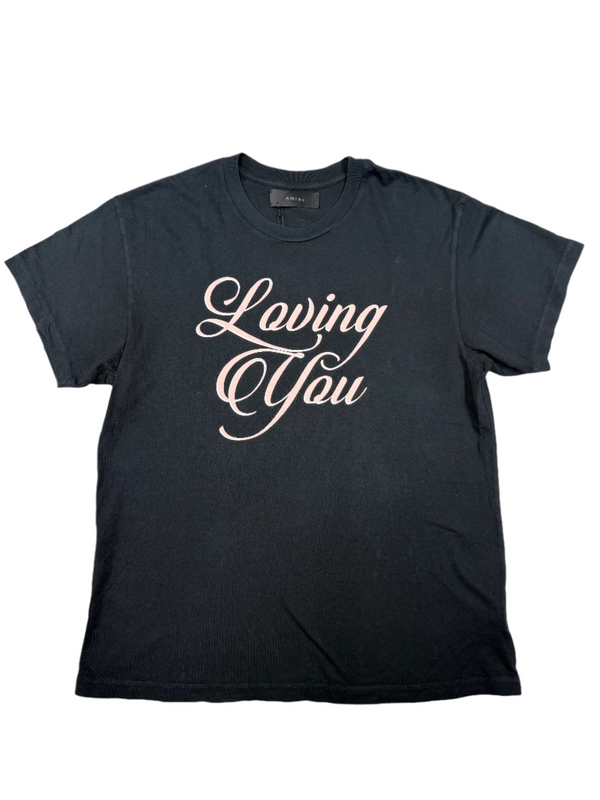Amiri Loving You Black T-Shirt