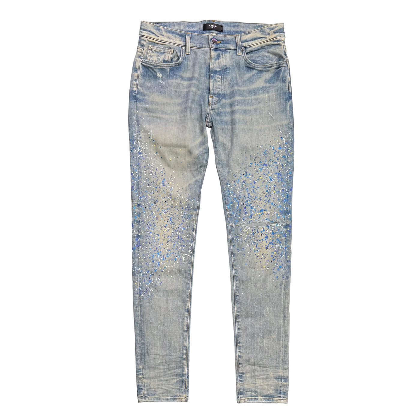 Amiri Crystal Painter Jeans Clay Indigo