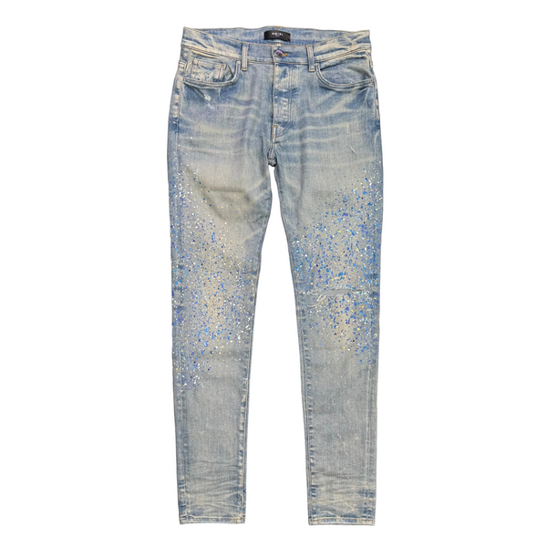 Amiri Crystal Painter Jeans Clay Indigo