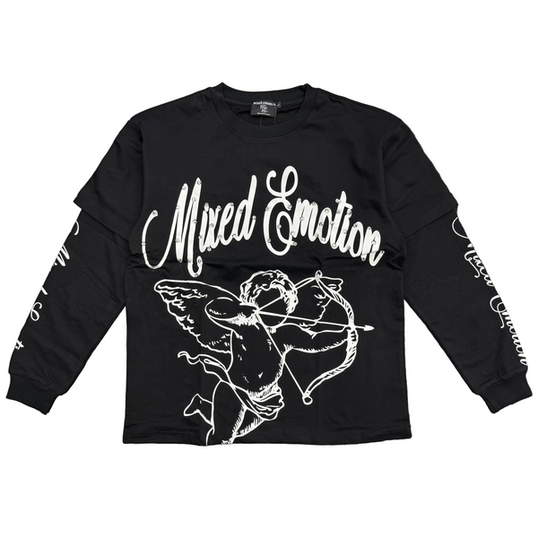 Mixed Emotions Blur Thermal L/S Tee Black