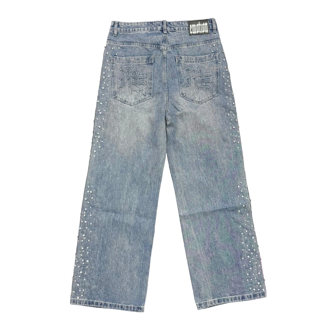 Mixed Emotions Stone Baggy Jeans Blue