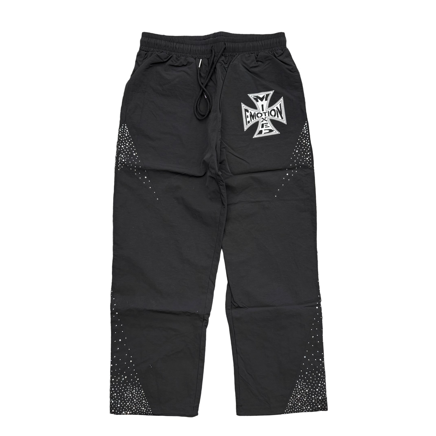 Mixed Emotions Classic Nylon Sweats Black