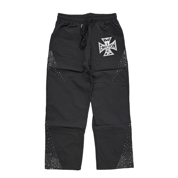 Mixed Emotions Classic Nylon Sweats Black