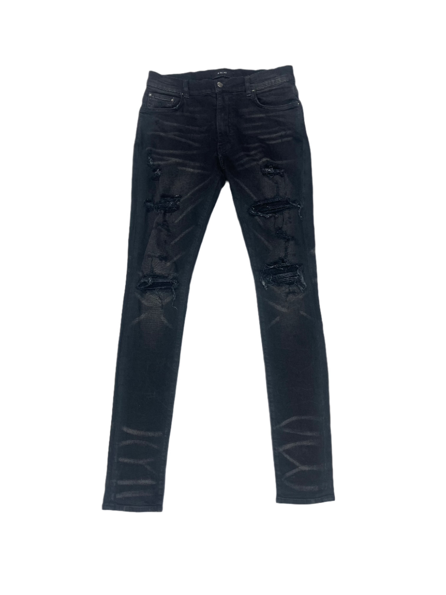 Amiri Distressed Jeans Black