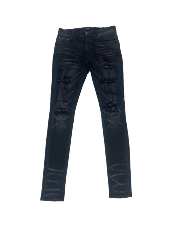 Amiri Distressed Jeans Black