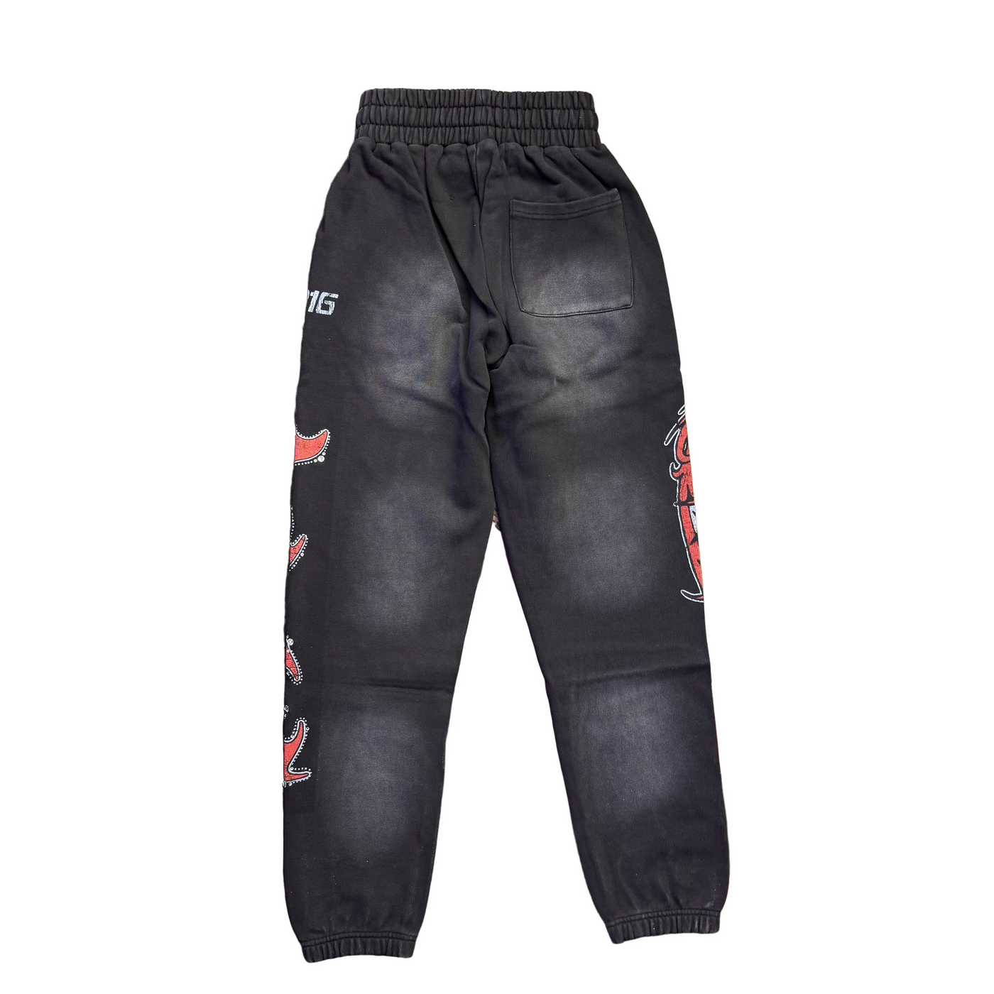 Lost Intricacy Wings Sweats Black Red