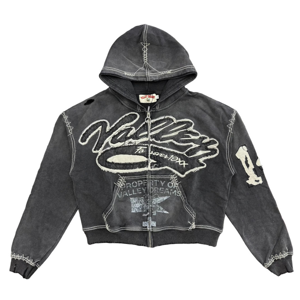 Vale Forever Religion Zip Up Hoodie Black