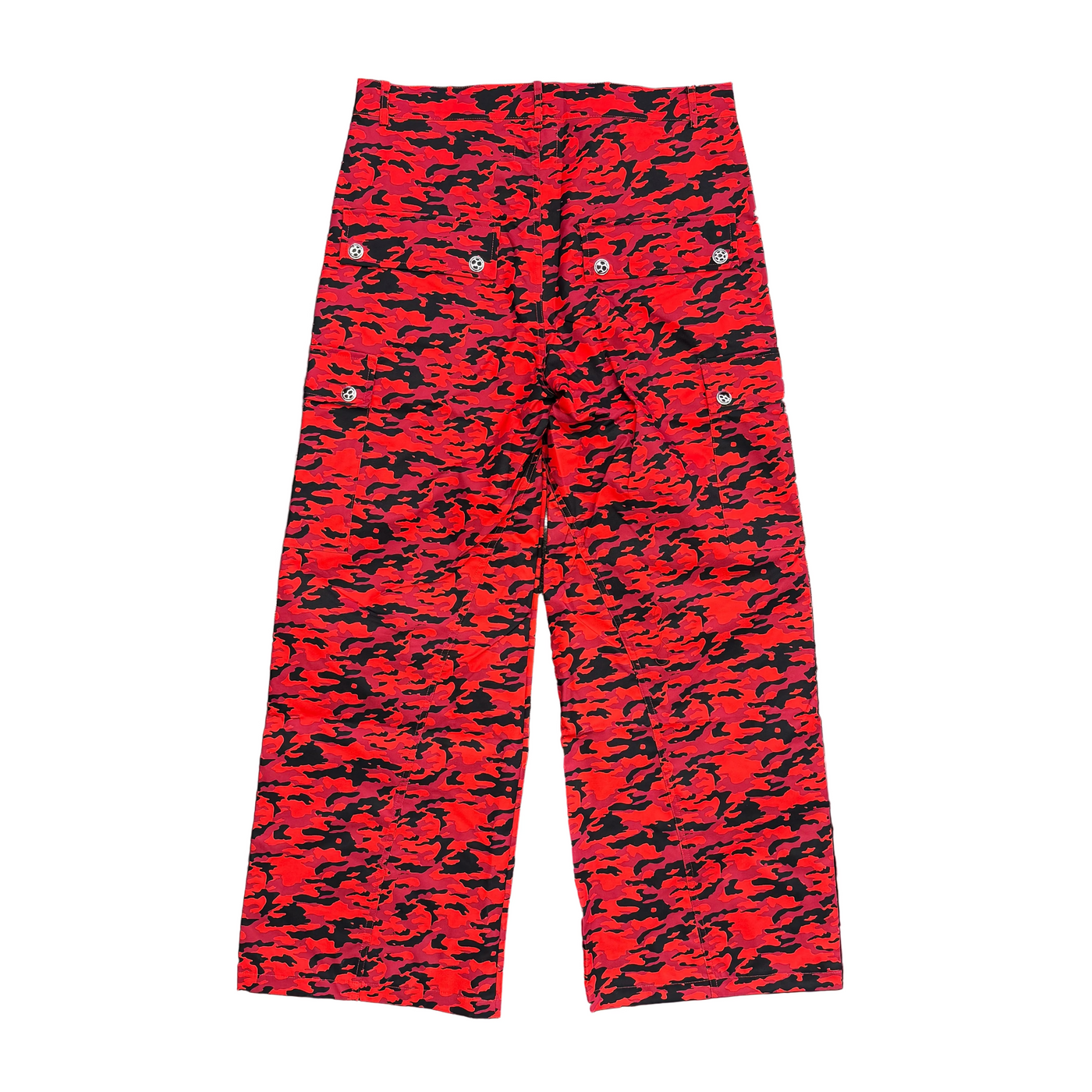 Saint Vanity Cargo Pants Camo Red