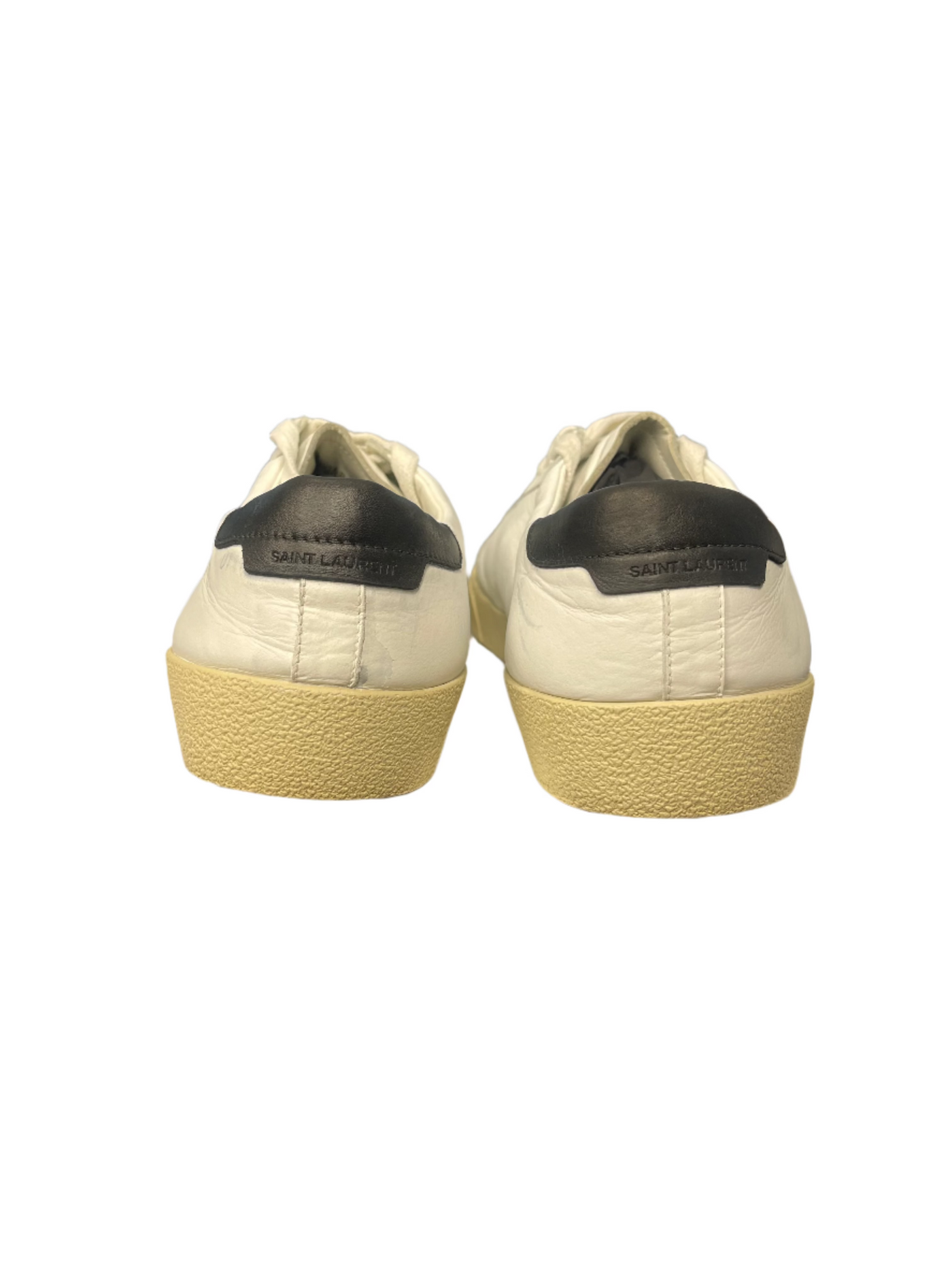 Saint Laurent Court Classic White Black
