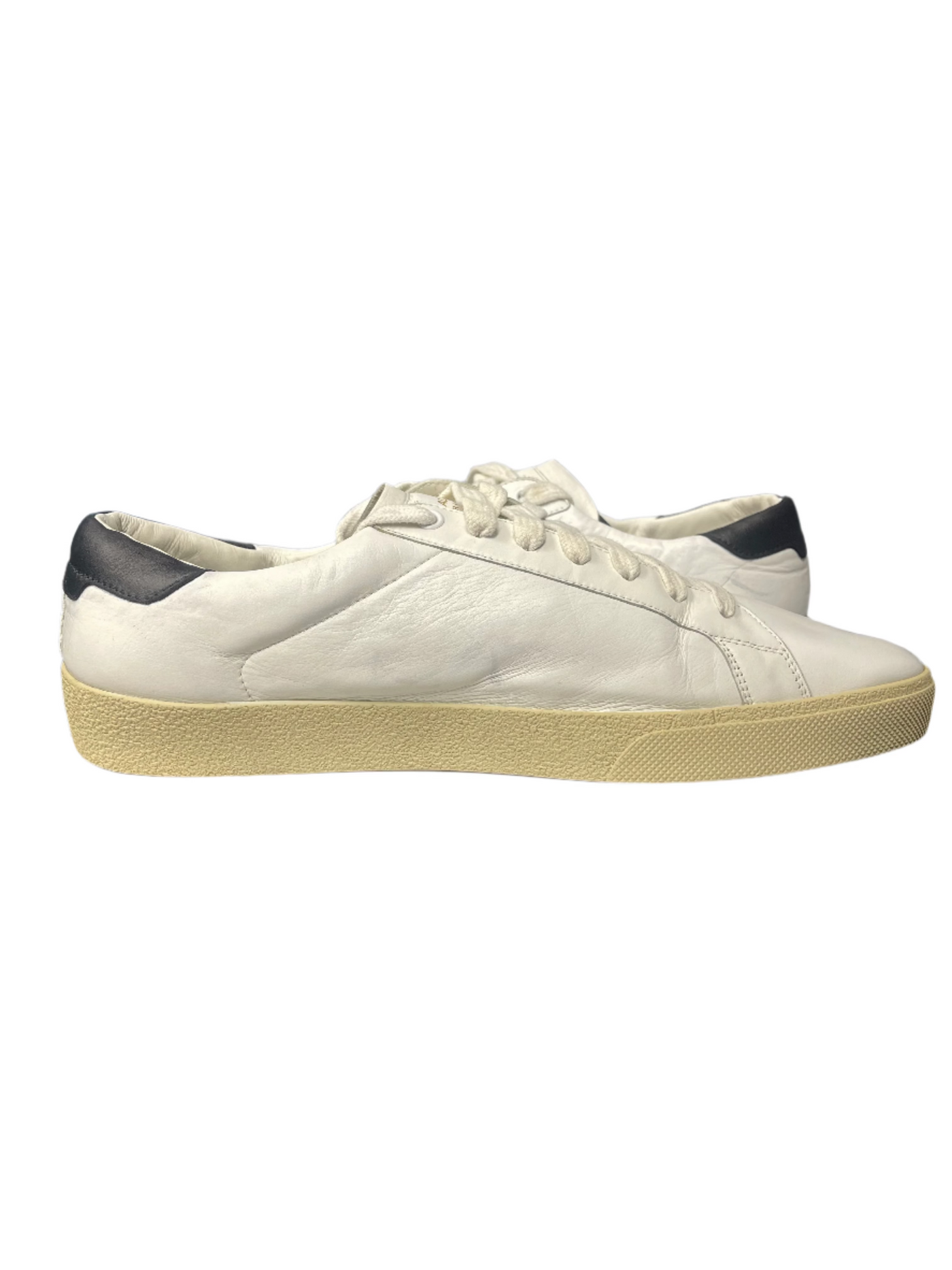 Saint Laurent Court Classic White Black