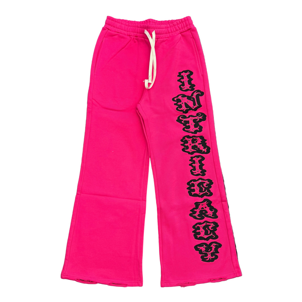 Lost Intricacy Patch Sweatpants Hot Pink