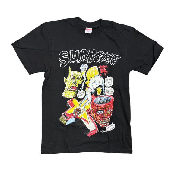 Supreme x Daniel Johnston Tee Black