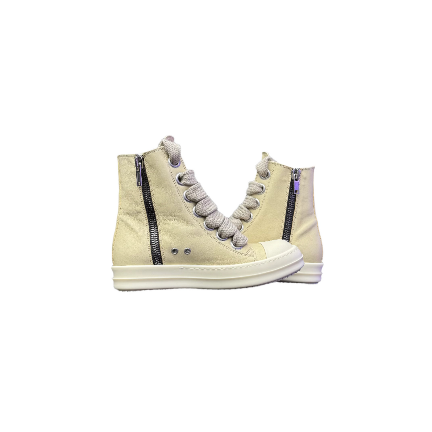 WMNS Rick Owens Lido Jumbo Laced Sneaker Milk