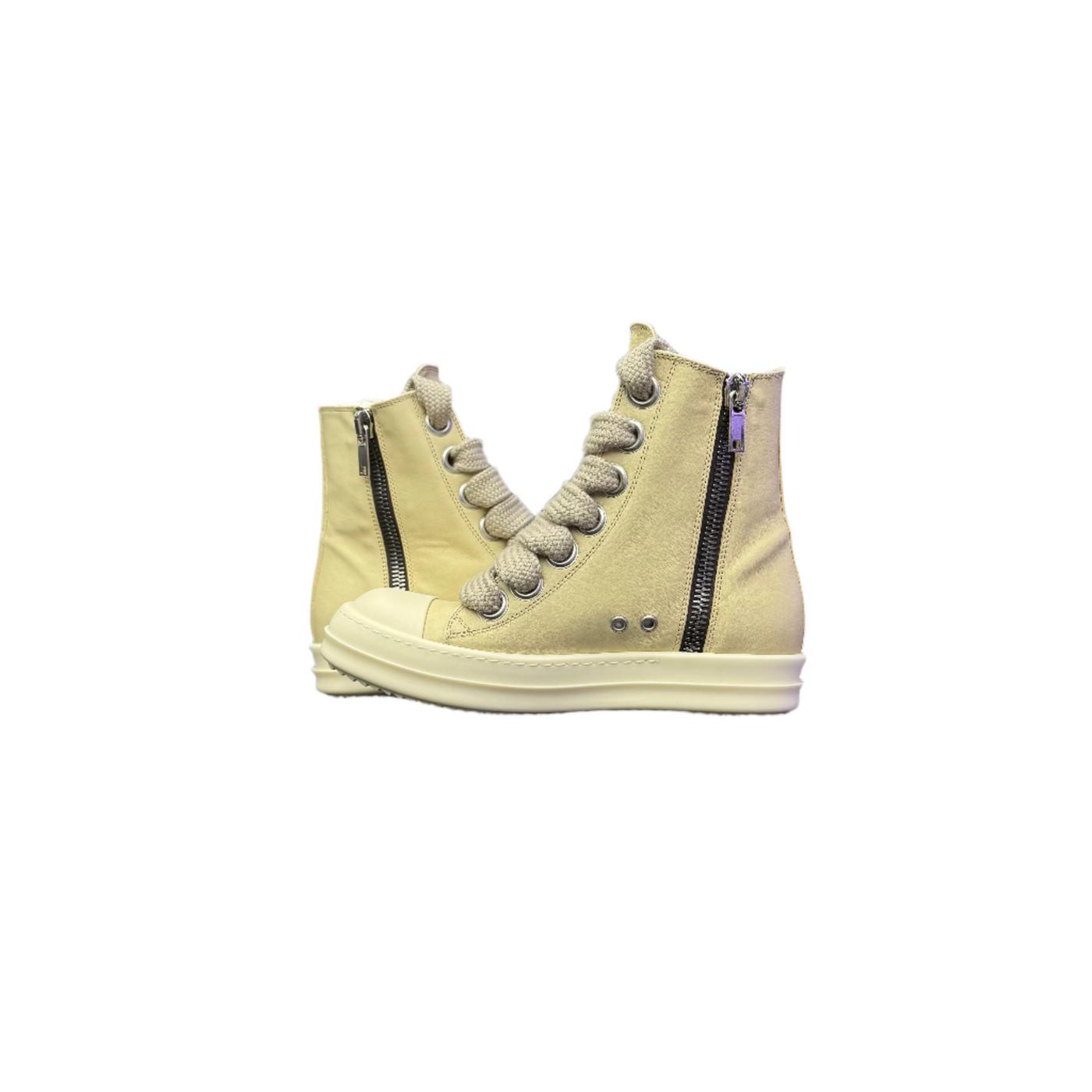 WMNS Rick Owens Lido Jumbo Laced Sneaker Milk