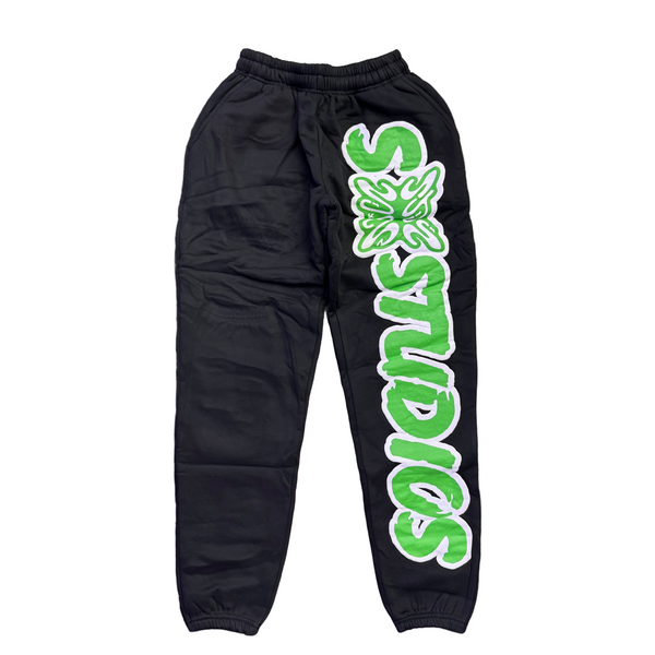SB Studios Logo Sweats Black Green