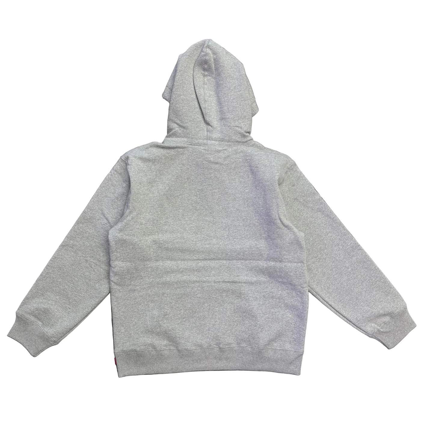 Supreme Burberry Box Logo Hooded Sweatshirt Heather Grey