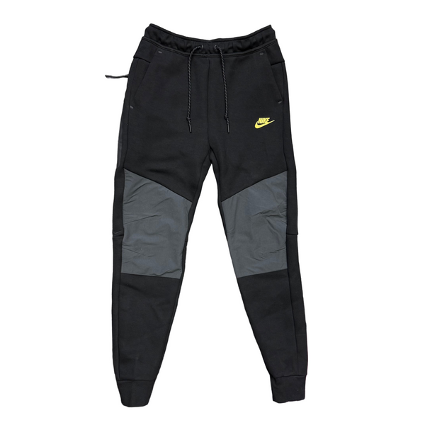 Nike Tech Fleece Joggers Black Yellow
