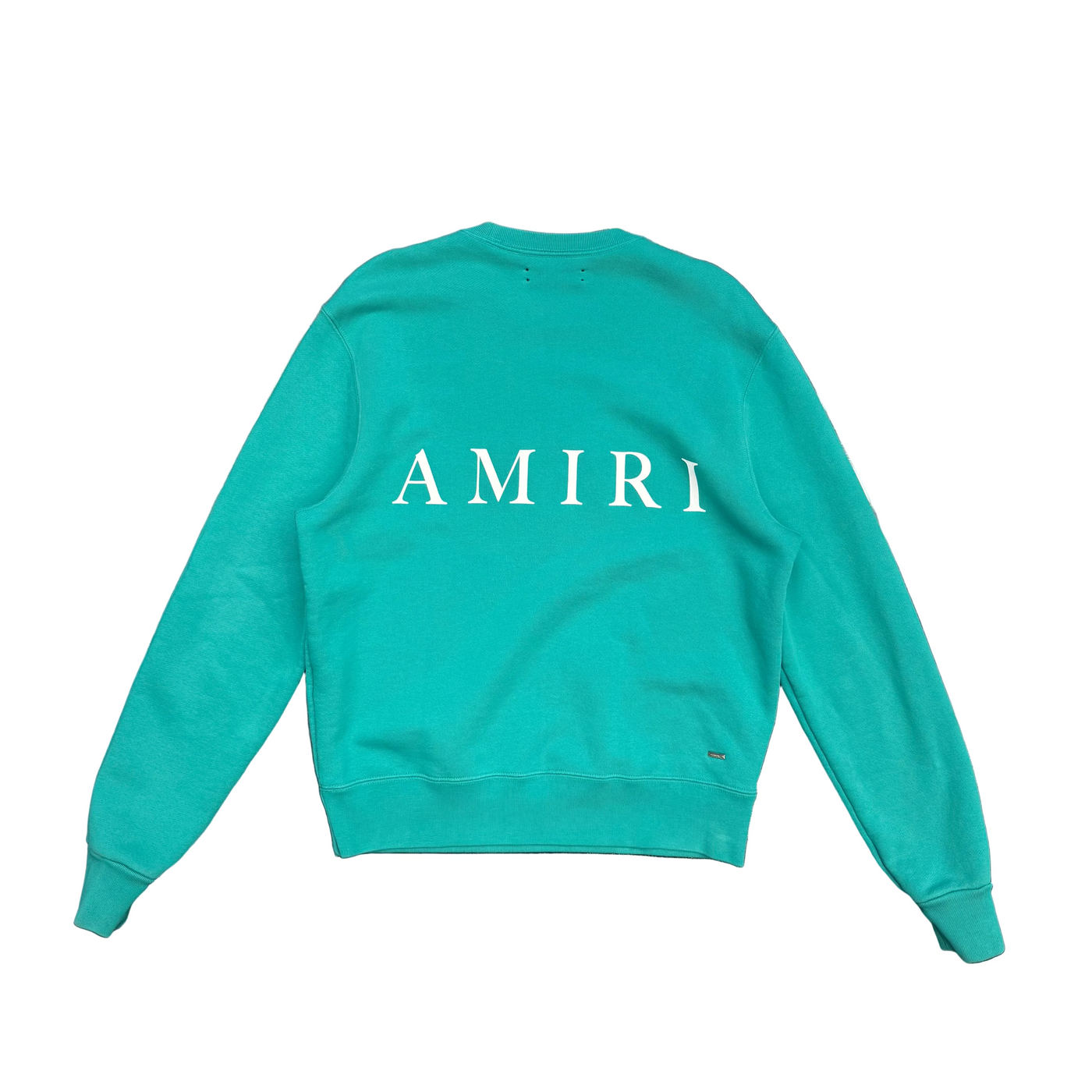 Amiri MA Core Logo Crew Columbia White