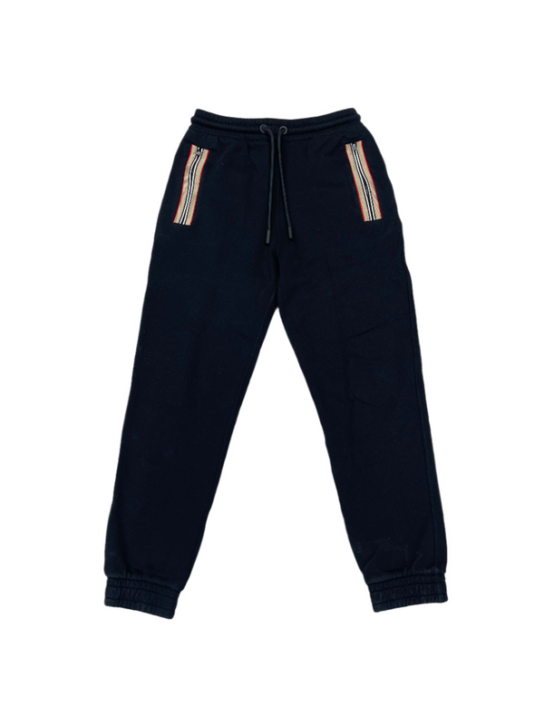 Burberry Icon-Stripe Track Pants Black