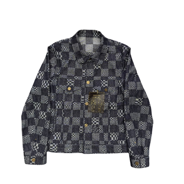 LV VA Is For Lovers Embroidered Denim Jacket