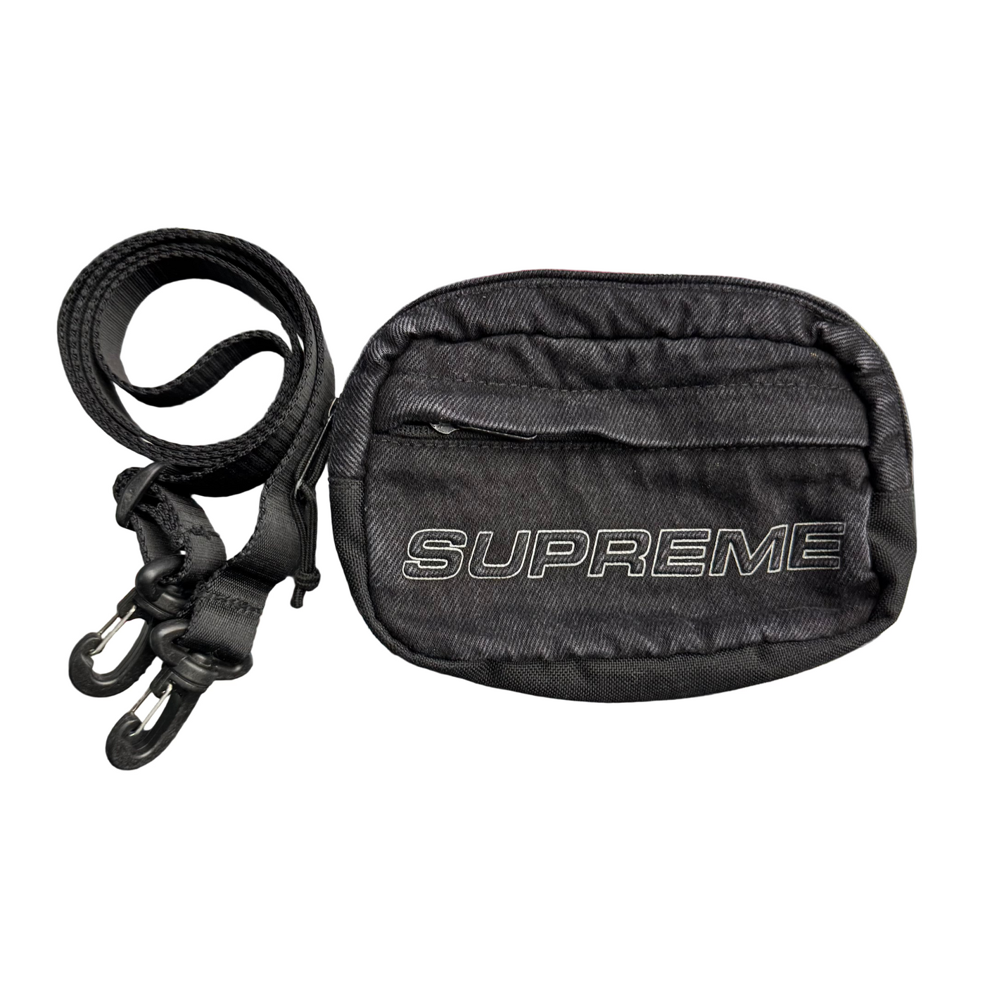 Supreme Denim Mini Shoulder Bag Black