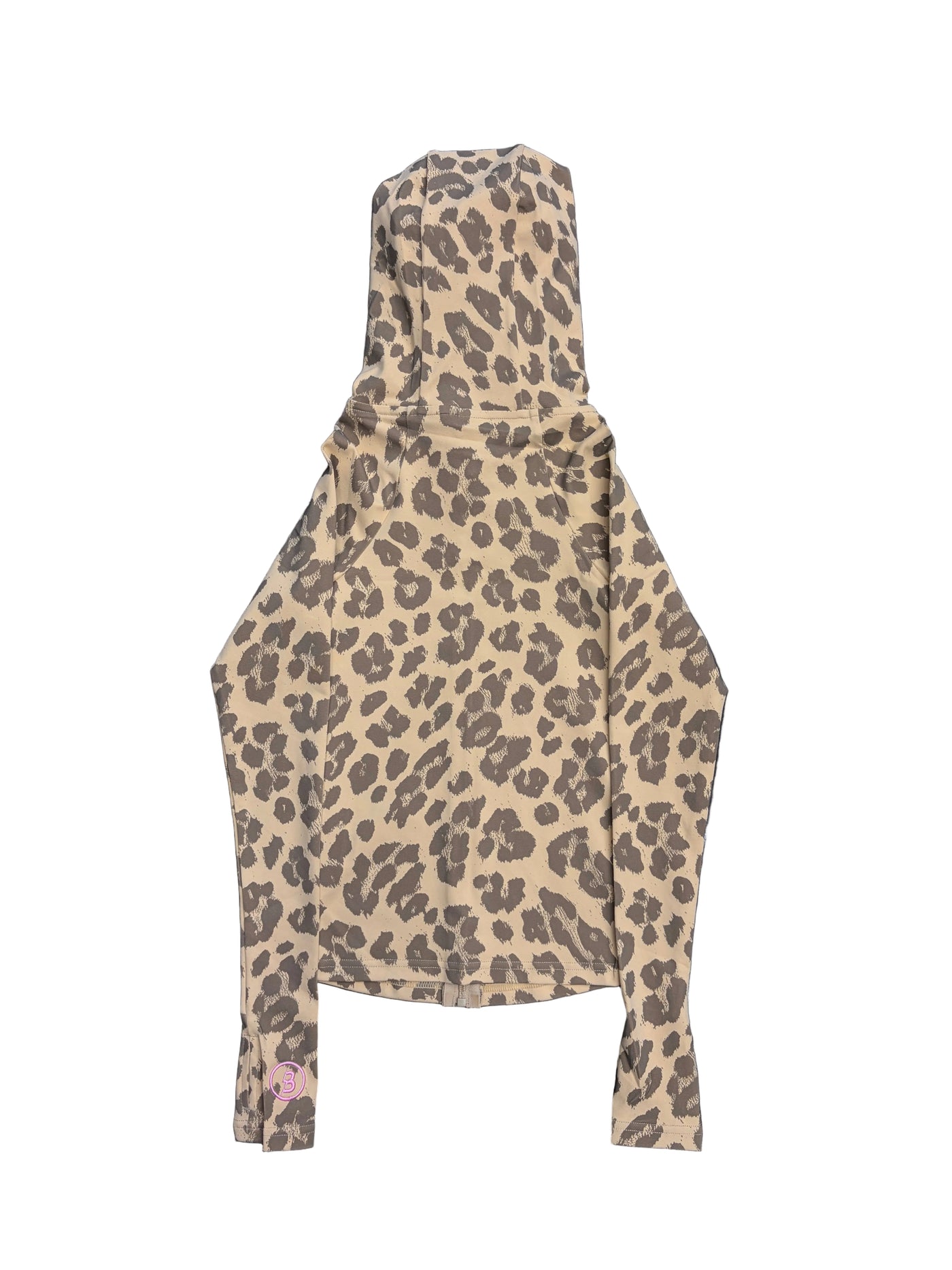 Body By Raven Basics 2.0 Zip-Up Hoodie Leopard Baby Pink