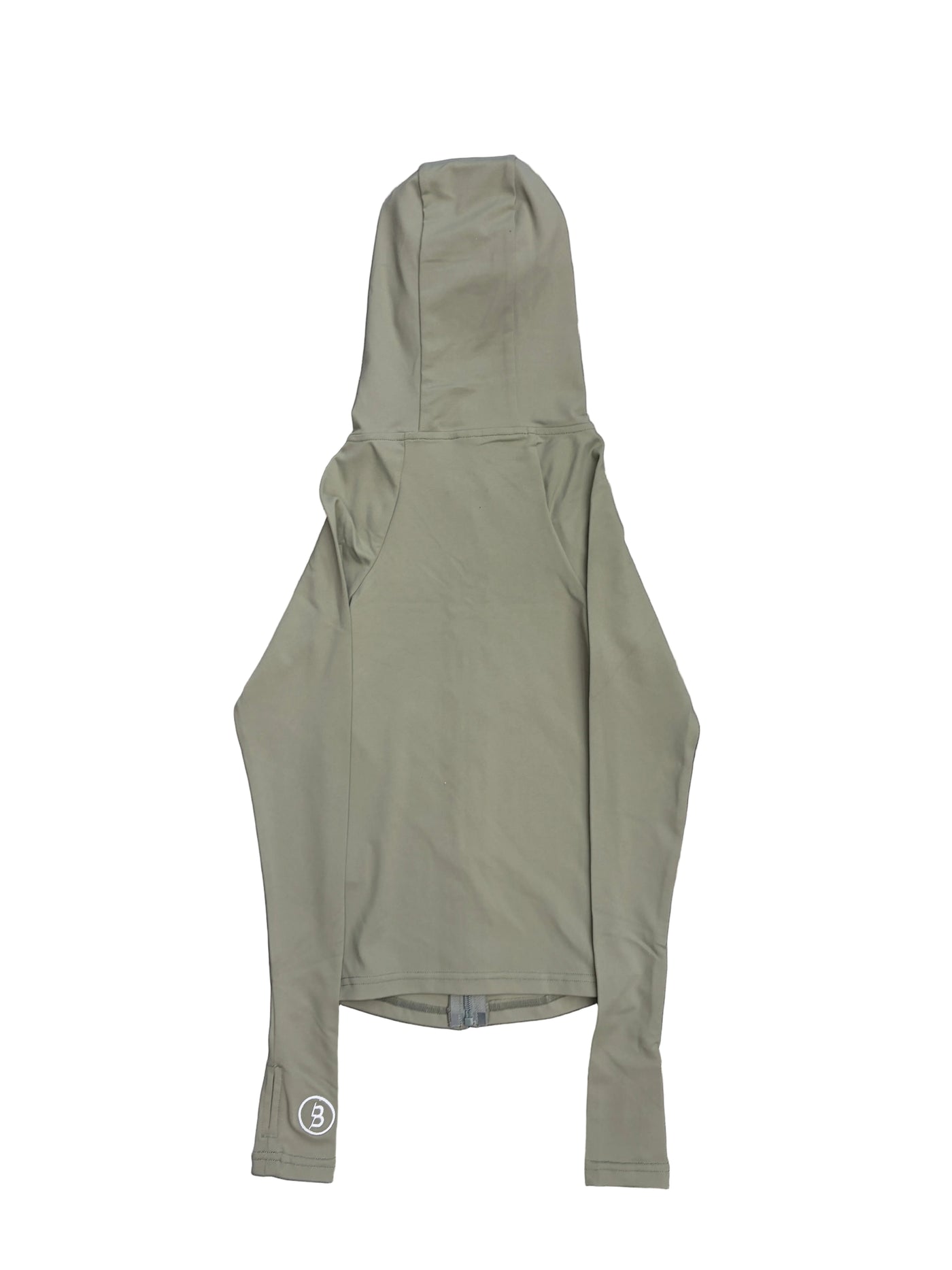 Body By Raven Basics 2.0 Zip-Up Hoodie Olive Sky Blue