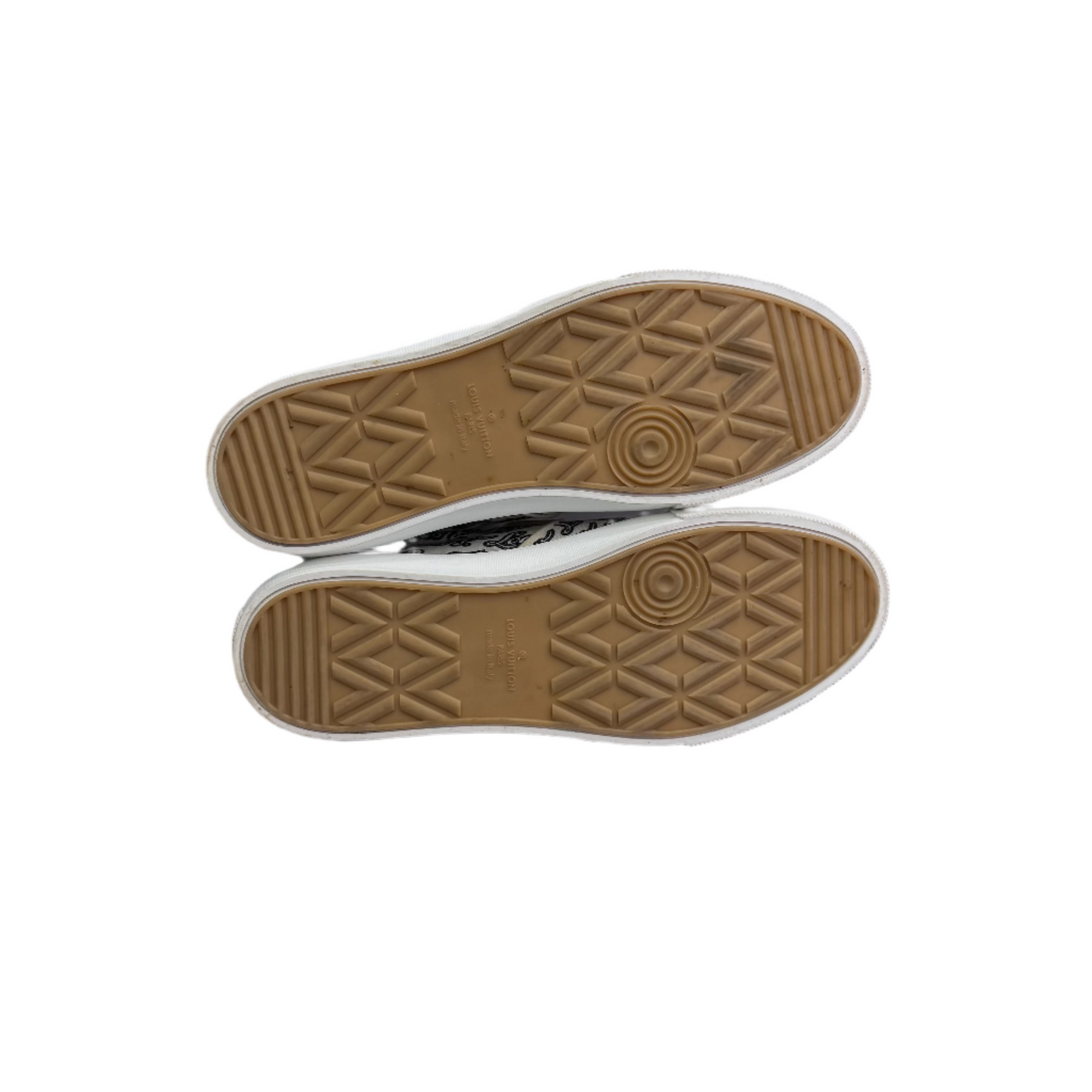 LV Trocadero Slip-On Logo Print