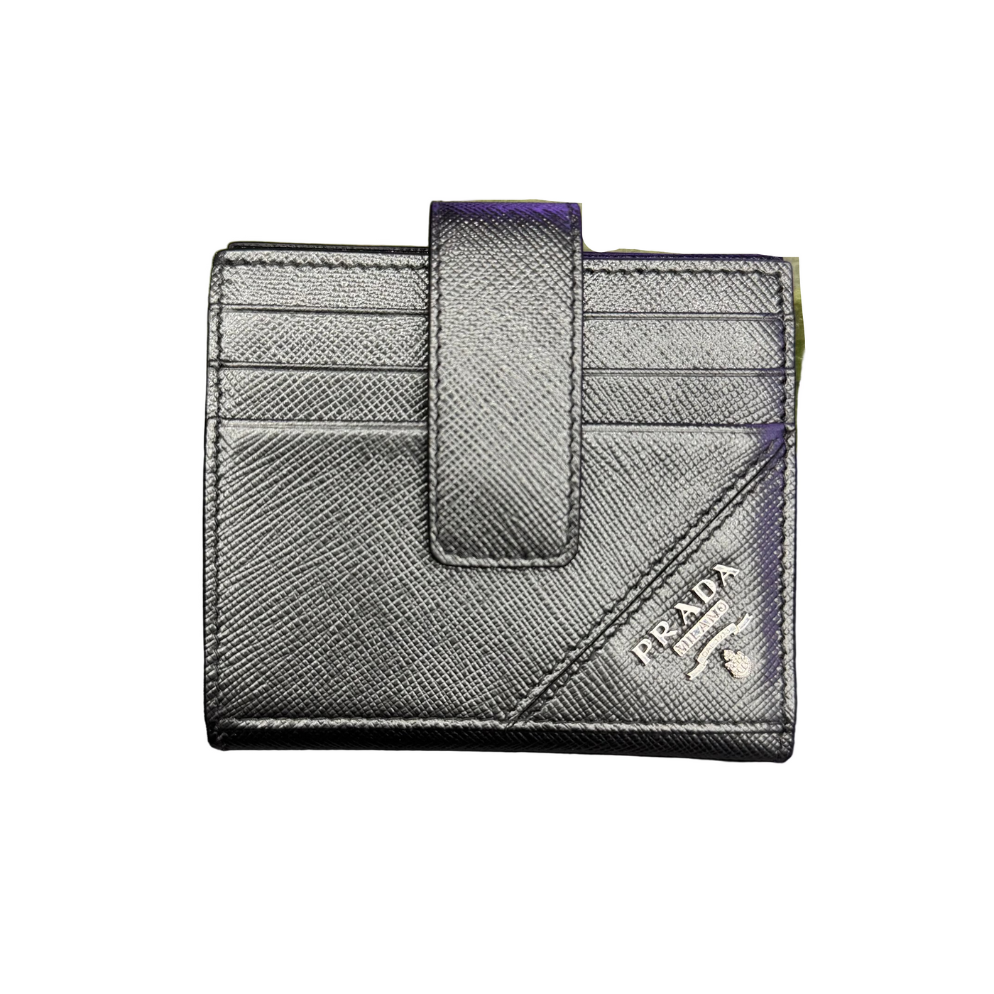 Prada Saffiano Leather Bifold Card Holder