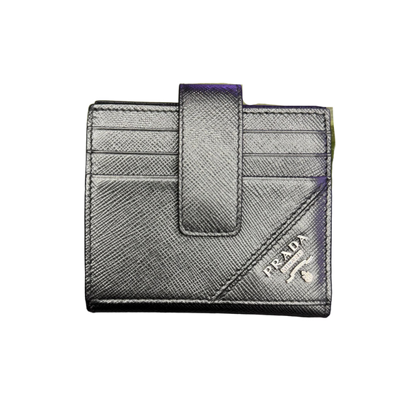 Prada Saffiano Leather Bifold Card Holder