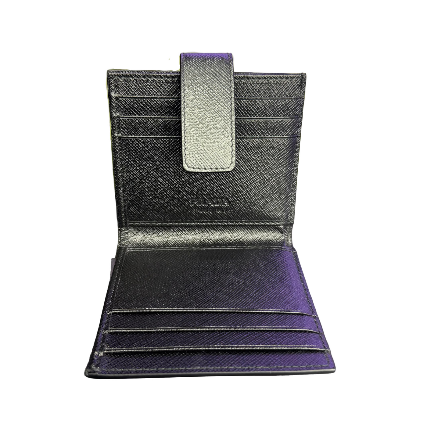 Prada Saffiano Leather Bifold Card Holder
