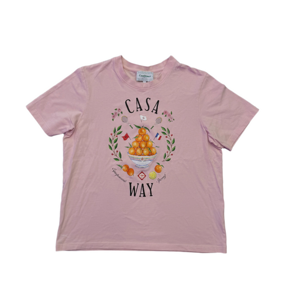 Casablanca Casa Way Short-Sleeve T-Shirt Pink