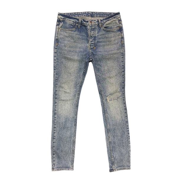 Ksubi Van Winkle Vibez Trashed Jeans Blue Wash